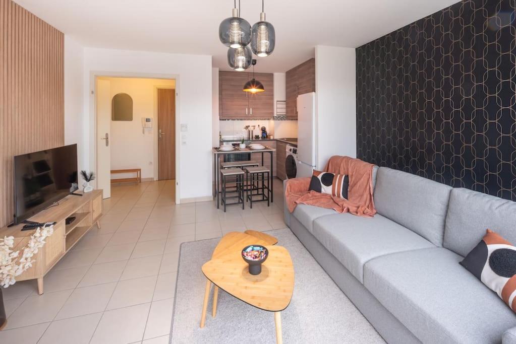 L'Excellence-8Min Aeroport-Terrasse-Parking Prive Apartment Lingolsheim Luaran gambar